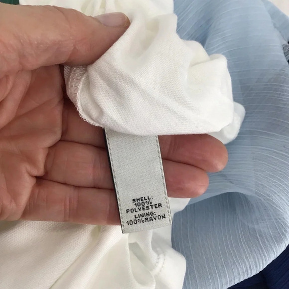 Neiman Marcus Women’s Blue Green A-Line Maxi High Rise Boho Skirt NWT Size L - Picture 6 of 7